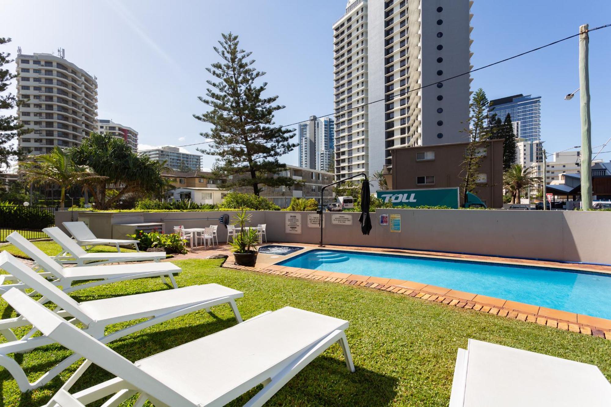 Surfers Chalet Gold Coast Bagian luar foto